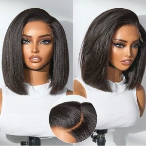 Sleek Black Bob Wig